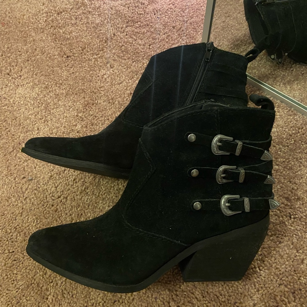 Zodiac Suede Cowboy boots